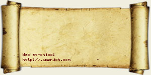 Una Žeravica vizit kartica